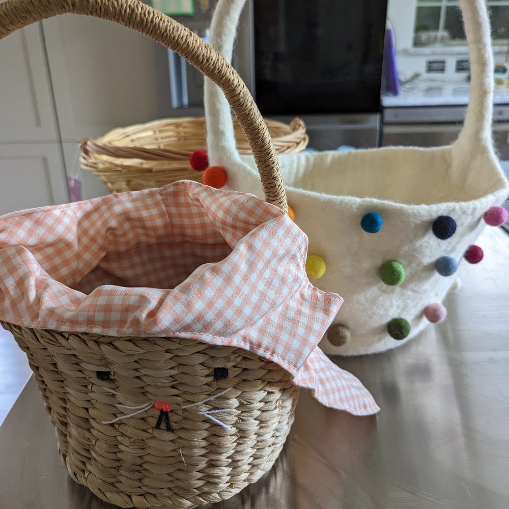 Set of Meri Meri 3 euc Easter baskets